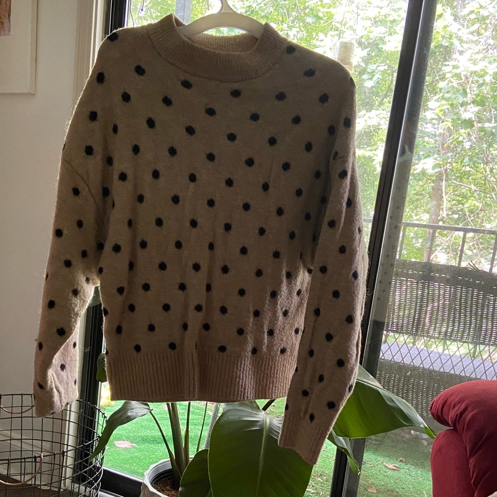 H&M polka dot sweater